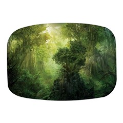 Green Beautiful Jungle Mini Square Pill Box