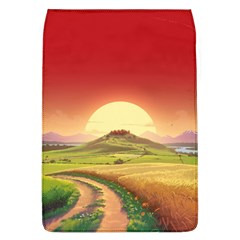 Landscape Sunset Orange Sky Pathway Art Removable Flap Cover (l) by Ravend