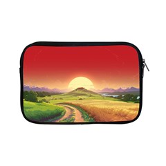 Landscape Sunset Orange Sky Pathway Art Apple Ipad Mini Zipper Cases by Ravend