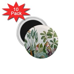 Tropical Jungle Plants 1 75  Magnets (10 Pack)  by Ravend