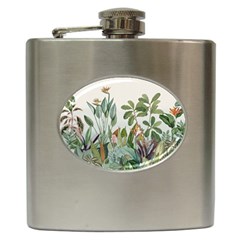 Tropical Jungle Plants Hip Flask (6 Oz) by Ravend