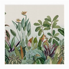 Tropical Jungle Plants Medium Glasses Cloth by Ravend