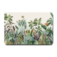 Tropical Jungle Plants Small Doormat by Ravend