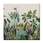 Tropical Jungle Plants Face Towel Front