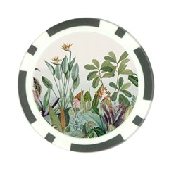 Tropical Jungle Plants Poker Chip Card Guard (10 Pack) by Ravend