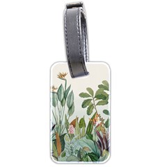 Tropical Jungle Plants Luggage Tag (two Sides) by Ravend