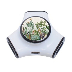 Tropical Jungle Plants 3-port Usb Hub