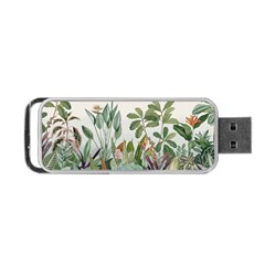 Tropical Jungle Plants Portable Usb Flash (two Sides)