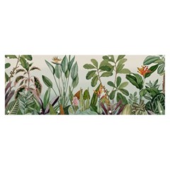 Tropical Jungle Plants Banner And Sign 8  X 3 