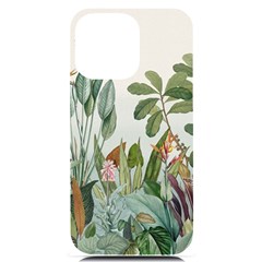 Tropical Jungle Plants Iphone 14 Pro Max Black Uv Print Case