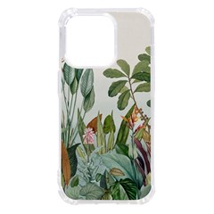 Tropical Jungle Plants Iphone 14 Pro Tpu Uv Print Case