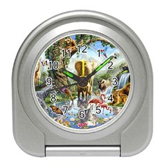 Beautiful Jungle Animals Travel Alarm Clock by Ravend