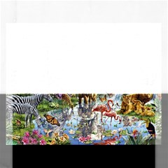 Beautiful Jungle Animals Rectangular Jigsaw Puzzl by Ravend