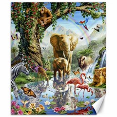 Beautiful Jungle Animals Canvas 8  X 10 