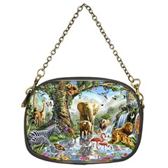 Beautiful Jungle Animals Chain Purse (one Side) by Ravend