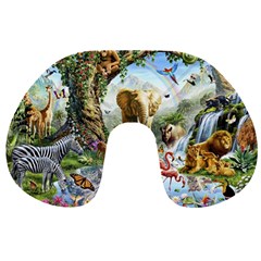 Beautiful Jungle Animals Travel Neck Pillow