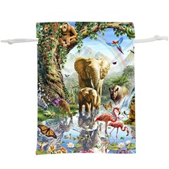 Beautiful Jungle Animals Lightweight Drawstring Pouch (xl) by Ravend