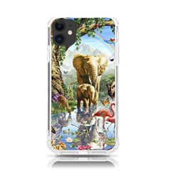 Beautiful Jungle Animals Iphone 11 Tpu Uv Print Case by Ravend