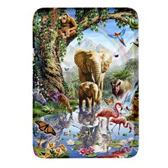 Beautiful Jungle Animals Rectangular Glass Fridge Magnet (4 Pack)