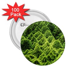 Green Pine Forest 2 25  Buttons (100 Pack) 