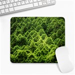 Green Pine Forest Large Mousepad Front