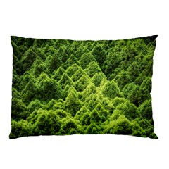 Green Pine Forest Pillow Case