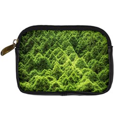 Green Pine Forest Digital Camera Leather Case