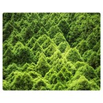 Green Pine Forest Premium Plush Fleece Blanket (Medium) 60 x50  Blanket Front