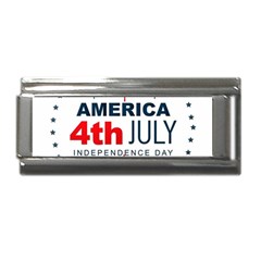 Independence Day Usa Superlink Italian Charm (9mm) by Ravend