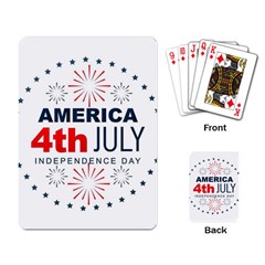 Independence Day Usa Playing Cards Single Design (rectangle) by Ravend