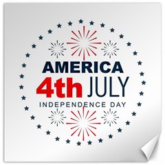 Independence Day Usa Canvas 12  X 12  by Ravend