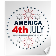 Independence Day Usa Canvas 20  X 24  by Ravend