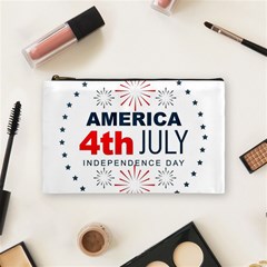 Independence Day Usa Cosmetic Bag (medium) by Ravend