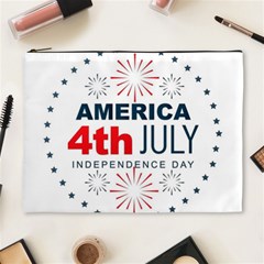 Independence Day Usa Cosmetic Bag (xl) by Ravend