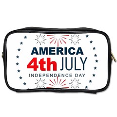 Independence Day Usa Toiletries Bag (one Side)