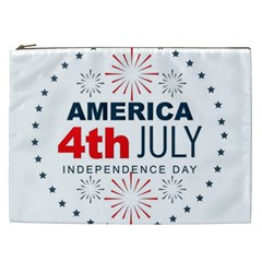 Independence Day Usa Cosmetic Bag (xxl)