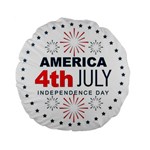 Independence Day Usa Standard 15  Premium Round Cushions Front