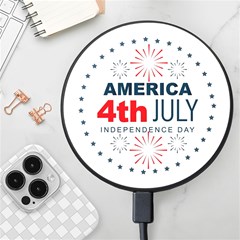 Independence Day Usa Wireless Fast Charger(black) by Ravend