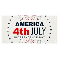 Independence Day Usa Banner And Sign 6  X 3  by Ravend