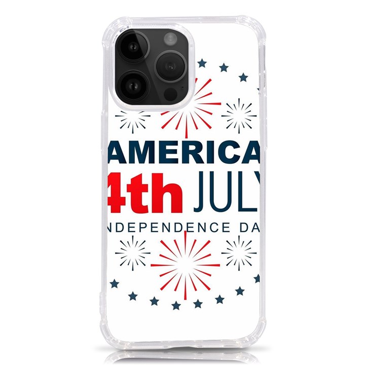 Independence Day Usa iPhone 14 Pro Max TPU UV Print Case