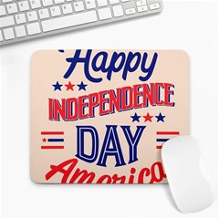 Usa Happy Independence Day Large Mousepad by Ravend