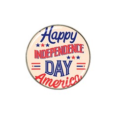 Usa Happy Independence Day Hat Clip Ball Marker (10 Pack) by Ravend