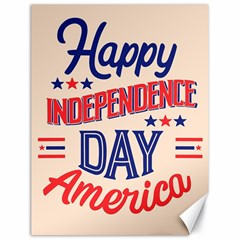 Usa Happy Independence Day Canvas 18  X 24  by Ravend