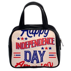 Usa Happy Independence Day Classic Handbag (two Sides)