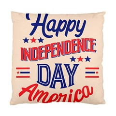 Usa Happy Independence Day Standard Cushion Case (two Sides) by Ravend