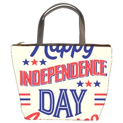 Usa Happy Independence Day Bucket Bag by Ravend