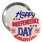 Usa Happy Independence Day 3  Handbag Mirrors Front