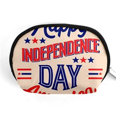 Usa Happy Independence Day Accessory Pouch (medium) by Ravend