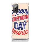 Usa Happy Independence Day Samsung Galaxy Note 20 TPU UV Case Front