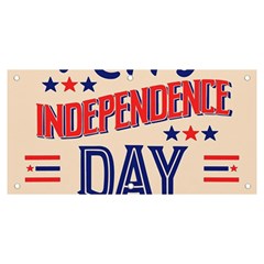 Usa Happy Independence Day Banner And Sign 6  X 3  by Ravend